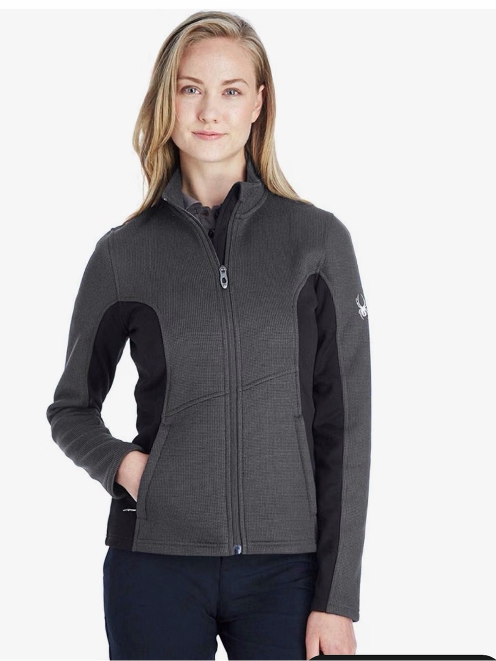 Spyder Women's Full-Zip sweater fleece Jacket Sz L